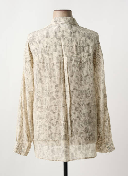 Chemisier beige SKILLS & GENES pour femme