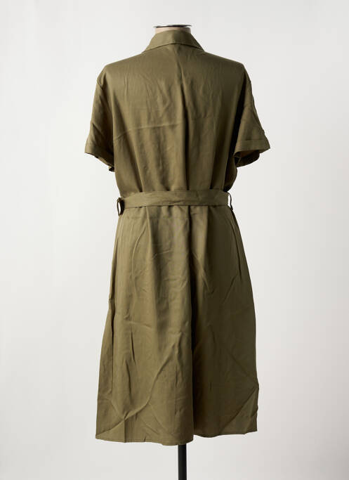 Robe mi-longue vert FLY GIRL pour femme