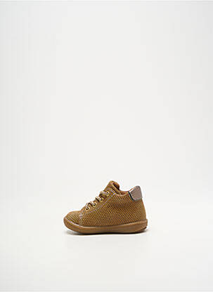 Bottillons fermeture lacets bout rond marron BELLAMY fille