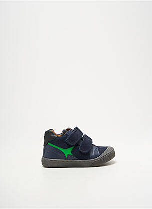 Baskets voute plantaire bout rond bleu BELLAMY garçon