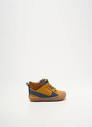 Bottillons fermeture lacets bout rond marron BELLAMY garcon