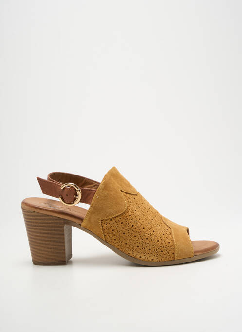 Sandales/Nu pieds marron COCO ET ABRICOT pour femme
