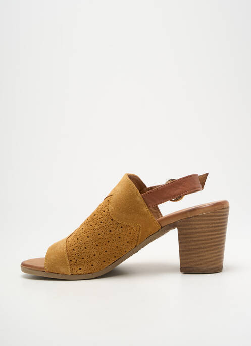 Sandales/Nu pieds marron COCO ET ABRICOT pour femme
