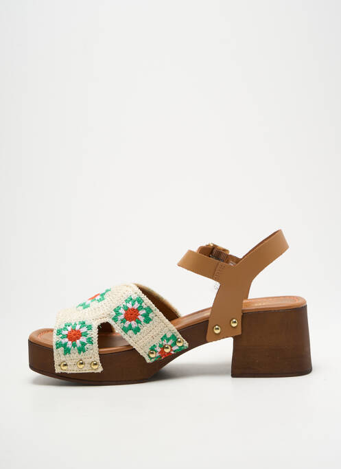 Sandales/Nu pieds marron JB MARTIN pour femme