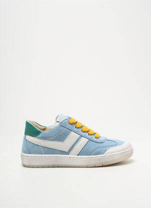 Baskets nubuck bout rond bleu STONES AND BONES garçon