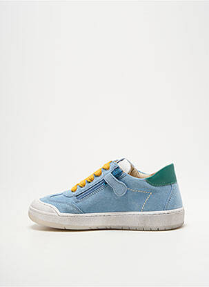 Baskets nubuck bout rond bleu STONES AND BONES garçon