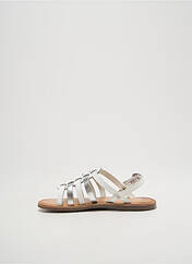 Sandales/Nu pieds argent KICKERS pour fille seconde vue