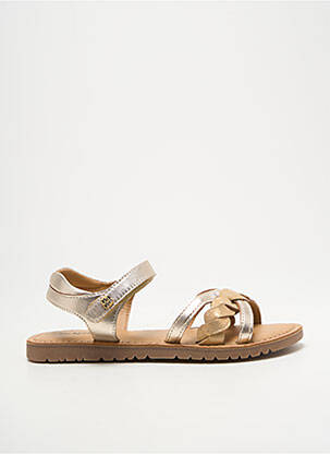 Sandales/Nu pieds or KICKERS pour fille