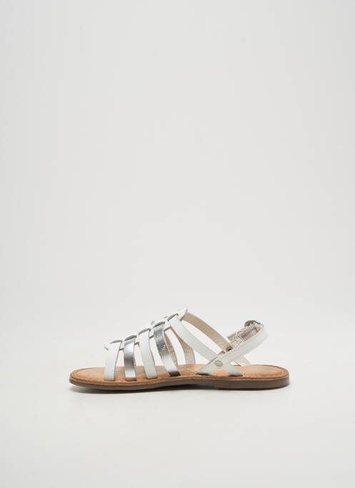 Sandales/Nu pieds argent KICKERS pour fille