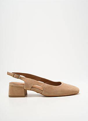 Sandales/nu pieds type de semelle amortissante talon de 4 à 6cm beige JB MARTIN femme