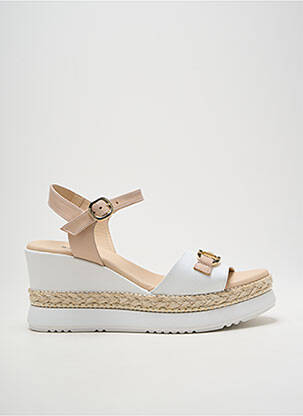 Sandales/Nu pieds blanc NERO GIARDINI pour femme