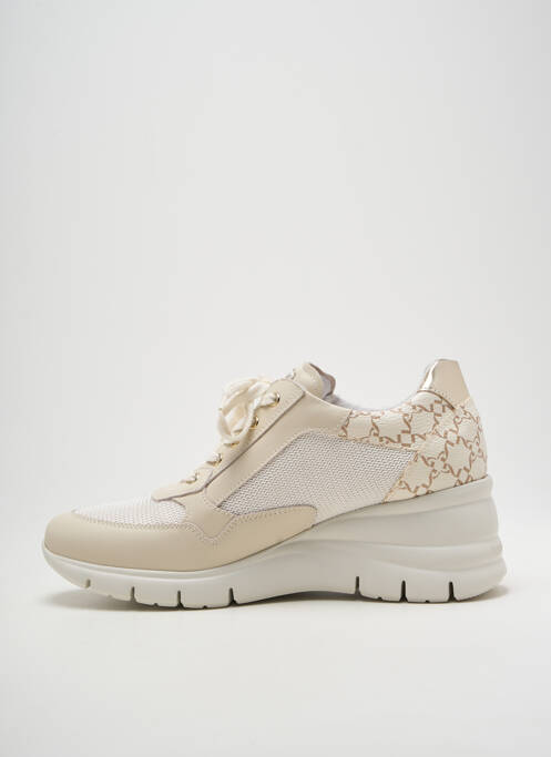 Baskets beige NERO GIARDINI pour femme