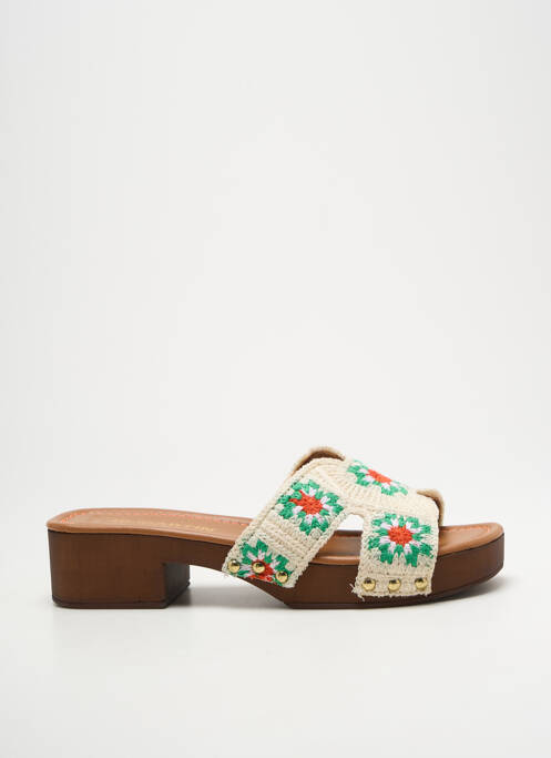 Mules/Sabots beige JB MARTIN pour femme