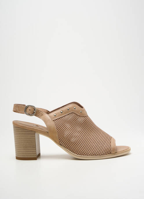 Sandales/Nu pieds beige NERO GIARDINI pour femme