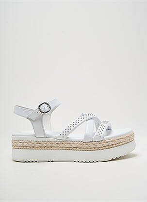 Sandales/Nu pieds blanc NERO GIARDINI pour femme