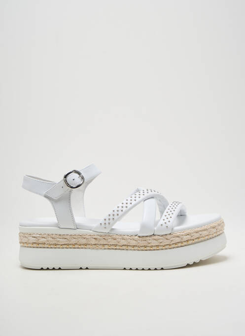 Sandales/Nu pieds blanc NERO GIARDINI pour femme
