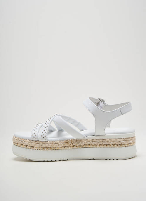 Sandales/Nu pieds blanc NERO GIARDINI pour femme