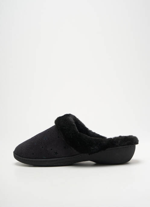 Chaussons/Pantoufles noir ISOTONER pour femme