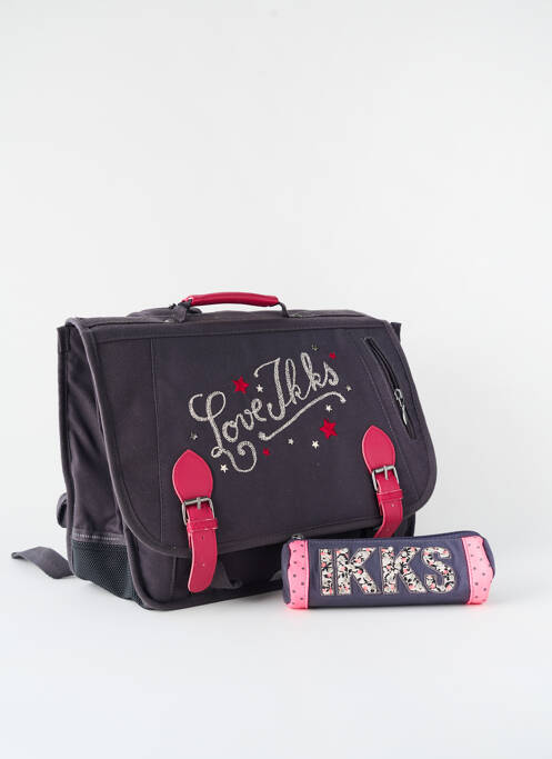 Cartable gris IKKS pour fille