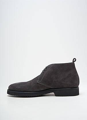 Bottines/boots nubuck bout rond gris BOLLINI homme