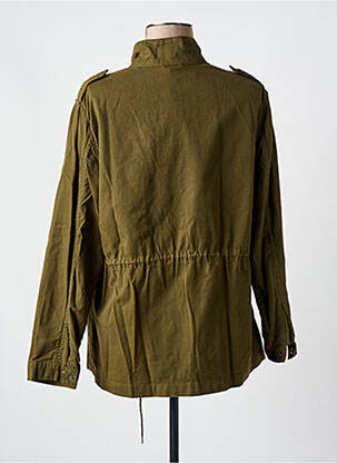 Veste casual col rond vert BARBOUR femme