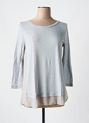T-shirt manches longues manches longues gris TRUSSARDI JEANS femme