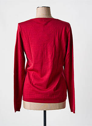 Pull coupe cintrée manches longues rouge PAUL & SHARK femme
