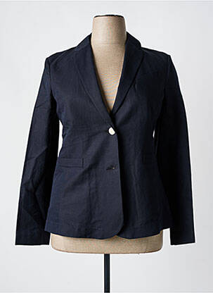 Blazer coupe cintrée bleu ARMANI femme