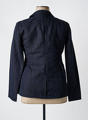 Blazer coupe cintrée bleu ARMANI femme