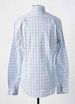 Chemise manches longues coupe droite bleu BARBOUR homme