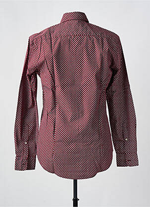 Chemise manches longues imprimé fantaisie marron TRUSSARDI JEANS homme