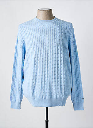 Pull stretch manches longues bleu MC GREGOR homme