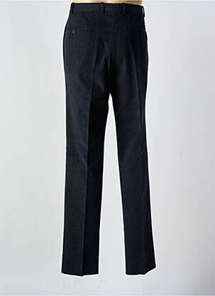 Pantalon droit fermeture zippée sous rabat avec crochet taille normale bleu BERNARD ZINS homme