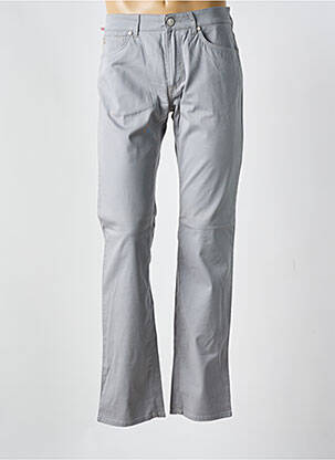 Pantalon droit stretch taille normale gris TRUSSARDI JEANS homme