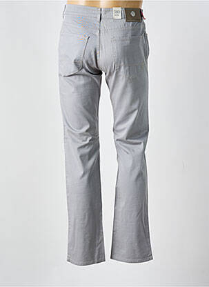 Pantalon droit stretch taille normale gris TRUSSARDI JEANS homme