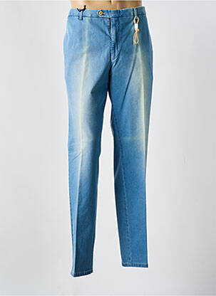 Pantalon chino stretch taille normale bleu MMX homme