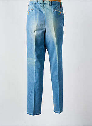 Pantalon chino stretch taille normale bleu MMX homme