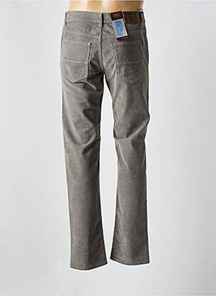 Pantalon droit tissage velours taille normale gris TRUSSARDI JEANS homme