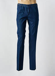 Pantalon chino tissage popeline taille normale bleu BLUE DENIM homme