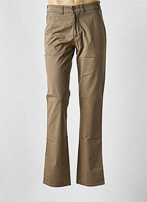 Pantalon droit stretch taille normale vert GARDEUR homme
