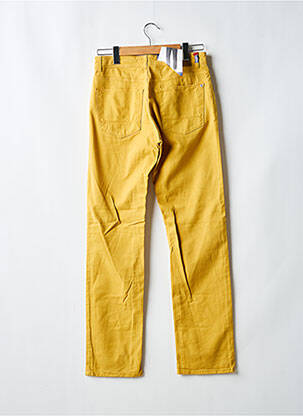 Jeans coupe droite stretch taille normale jaune TRUSSARDI JEANS homme