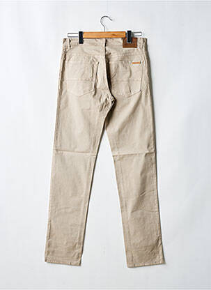 Pantalon slim stretch taille normale beige TRUSSARDI JEANS homme
