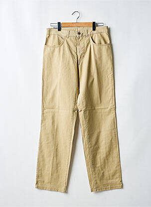 Pantalon droit stretch taille normale beige PIONIER homme