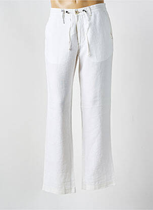 Pantalon droit blanc GARDEUR pour homme
