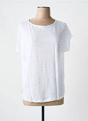 T-shirt blanc BLANC BOHEME pour femme seconde vue