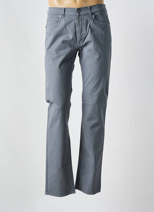 Pantalon droit stretch taille normale gris TRUSSARDI JEANS homme