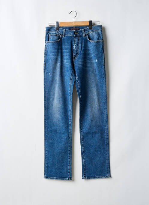 Jeans coupe droite bleu TRUSSARDI JEANS pour homme