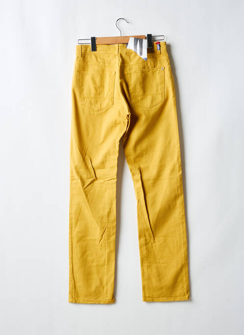 Jeans coupe droite jaune TRUSSARDI JEANS pour homme
