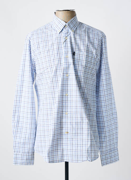 Chemise manches longues bleu BARBOUR homme