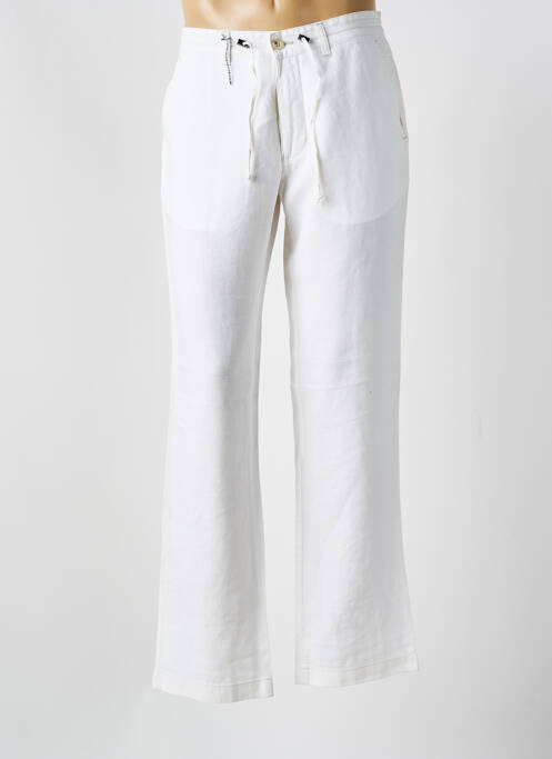 Pantalon droit blanc GARDEUR pour homme